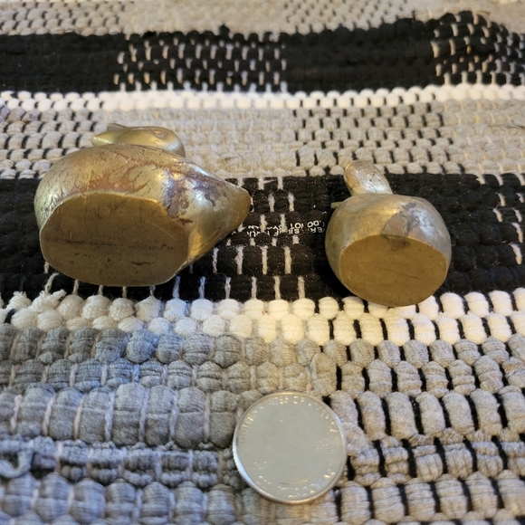 Vintage Brass Duckling and Mouse - Picture 8 of 8